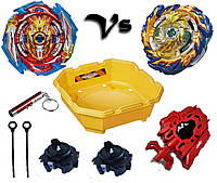 Набор Beyblade (Бейблейд) Арена 40см + Фафнир Мираж + Інфініті Ахіллес + 3 запускача + Лазерная указка