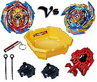 Набор Beyblade (Бейблейд) Арена 40см + Савиор Волтраек + Інфініті Ахіллес + 3 запускача + Лазерная указка