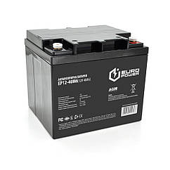 Акумуляторна батарея EUROPOWER AGM EP12-40M6 12 V 40 Ah (196 x 165 x 173), 12.1 kg Black Q1/96