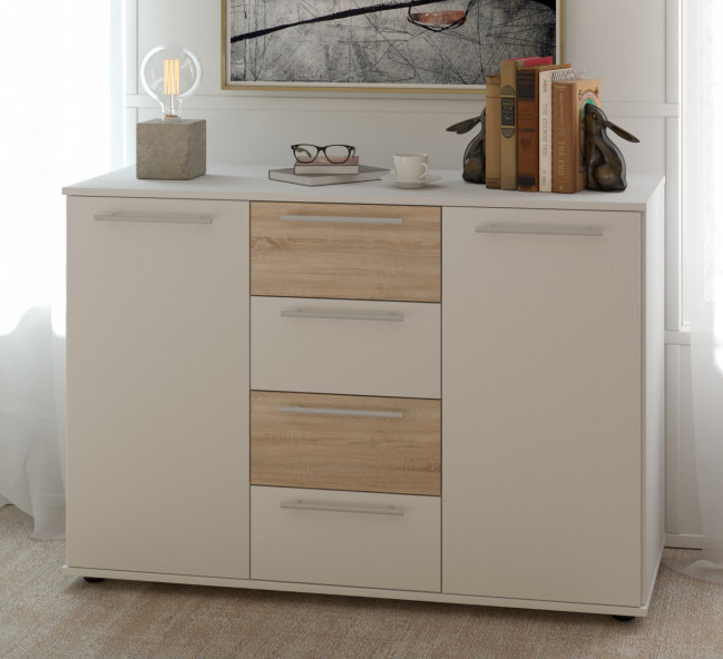 Комод 4 стандарт 1212х460х840 ТМ Matroluxe