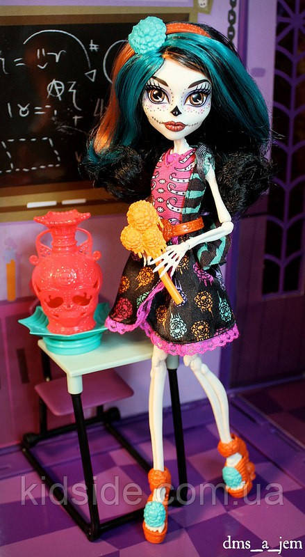 Кукла Monster High Скелита Калаверас (Skelita Calaveras) Арт Класс Монстер Хай Школа монстров - фото 3 - id-p1690026953