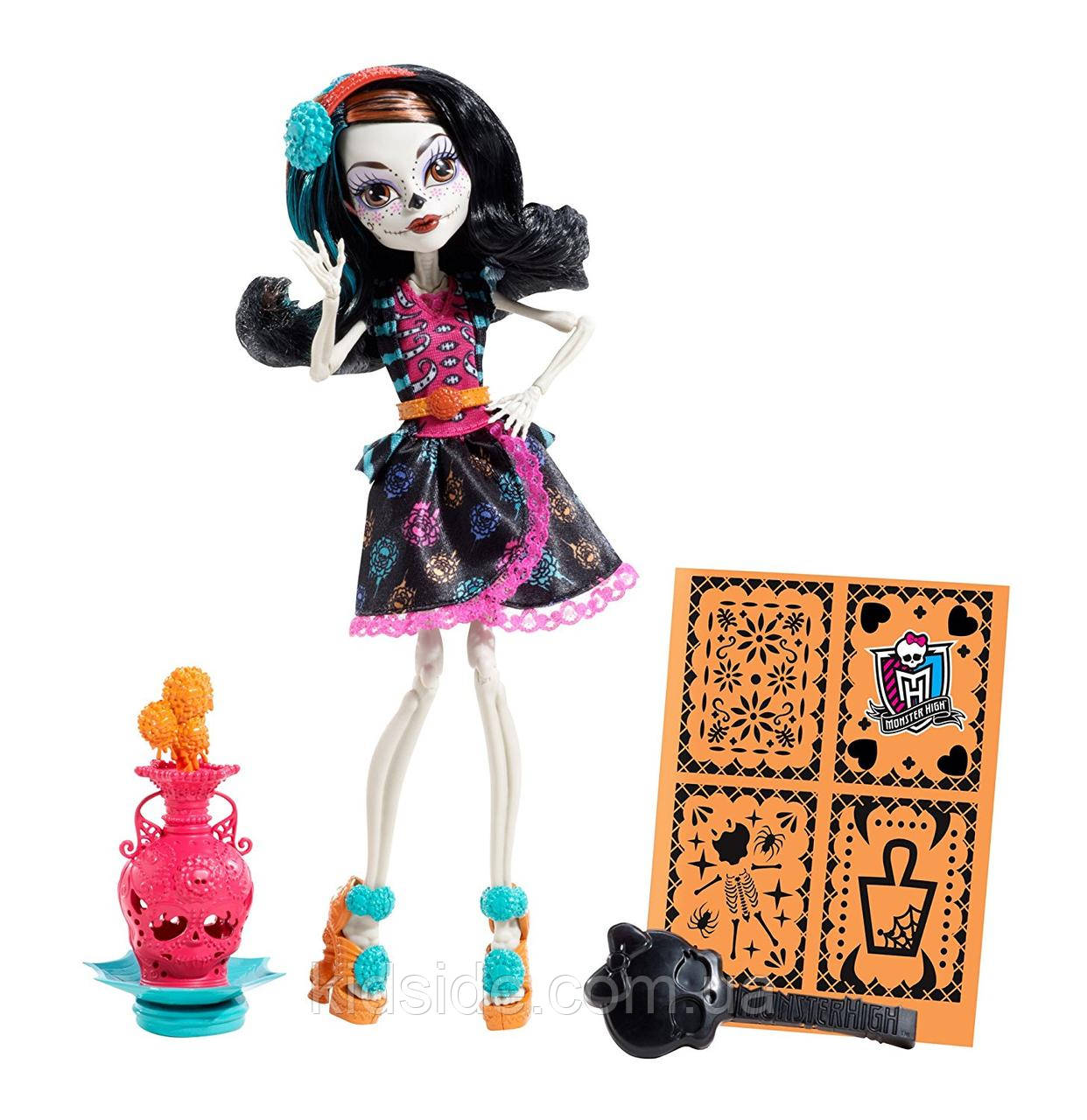 Кукла Monster High Скелита Калаверас (Skelita Calaveras) Арт Класс Монстер Хай Школа монстров - фото 5 - id-p1690026953