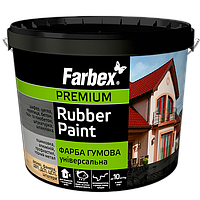 Краска резиновая универсальная Rubber Paint Farbex серая 1.2 кг