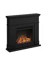 Підлоговий електричний камін декоративний з порталом, камінокомплект з обігрівом для дому Tagu Larsen чорний, фото 4