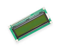 Дисплей двухстрочный LCD1602A V2.0 зеленый фон, белые символы с подсветкой