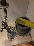 Олов"яний канделябр на три свічки, Німеччина, вінтаж, фото 6