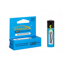 Акумулятор Rablex Li-Ion 18650 з захистом 3.7V 2400mAh для ліхтариків, фото 5