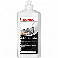 Цветной полироль с воском SONAX Polish&Wax Color NanoPro, 250 мл Белый