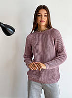 Джемпер вязаный Cotton розовый Art Knit Прованс S/M