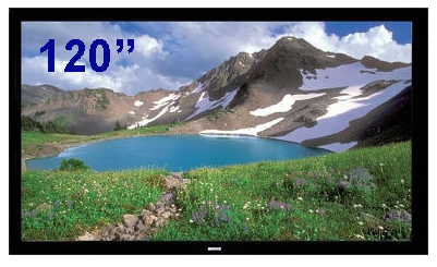 AV Screen BX-3V120UFH-CV (265x149) Acoustically Transparent проекційний екран 120" на рамі