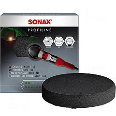 Полірувальний Круг ультрам'яке для фінішного полірування SONAX Super Soft Fine-Pored Sponge, Ø160 мм