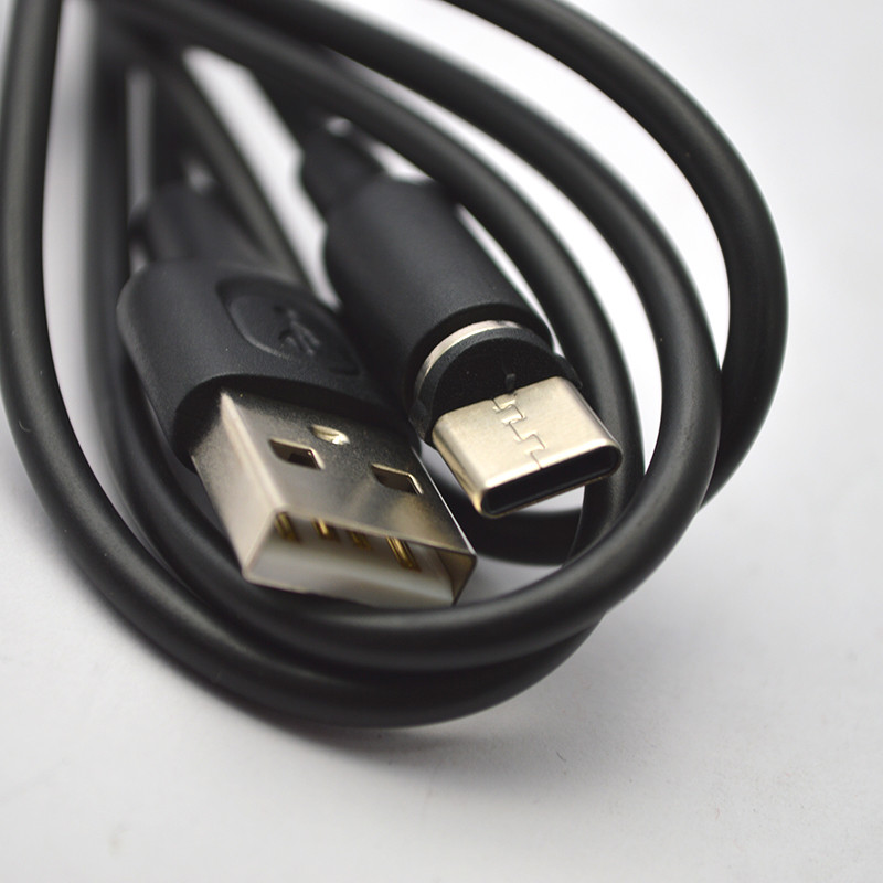 Кабель Tornado TX14 Type-c 2.4A 1M Magnetic Cable Black, фото 4