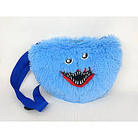 Мягкая игрушка сумка Хагги Вагги голубая 24х16 см (3013)