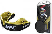 Капа OPRO Gold UFC Hologram Black Metal/Gold (art.002260001)