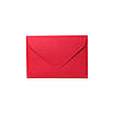 Конверт 93х64 мм, колір вишнево-червоний, КОМПЛЕКТ 10 ШТ, фото 3