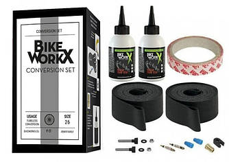 Набор для бескамерки BikeWorkX Conversion SET 26andquot;
