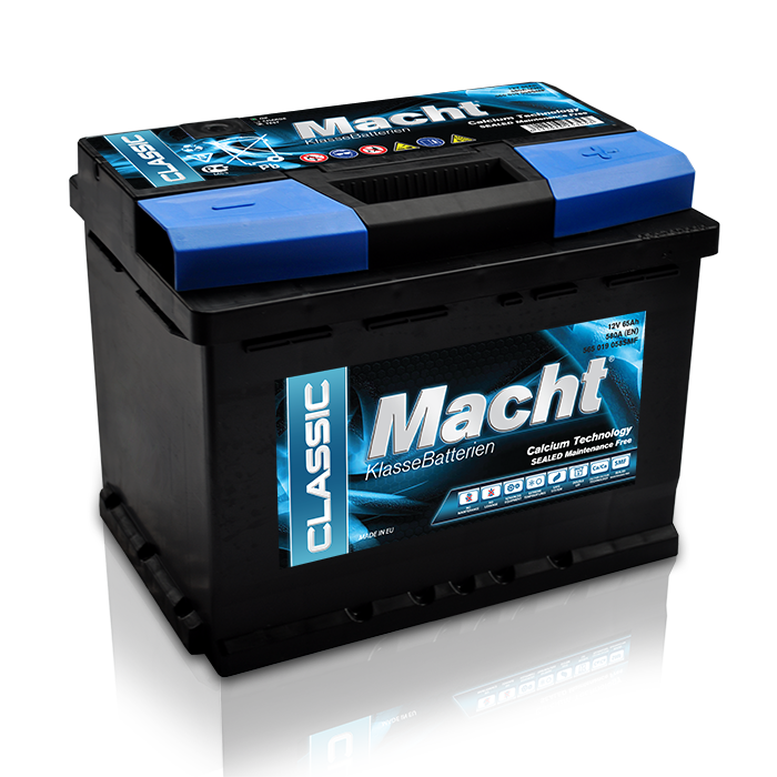 АКБ 65Ah 12V 580A (EN) Macht R+ (242X175X190)