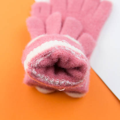 Оптом рукавички для дітей 1-3 роки з дірочками на пальцях (арт. 22-25-50), фото 5