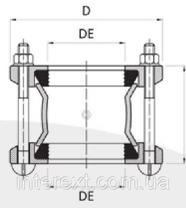 Муфта універсальна Ду600 (630-650), фото 2