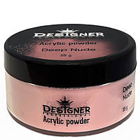 Акрилова пудра Дизайнер/ 55 г. Acrylic powder для зміцнення й нарощування нігтів Deep nude