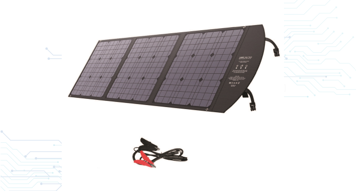 Портативний сонячний зарядний пристрій Altek ALT-120 (120W)