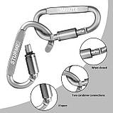 Карабіни. 3-дюймові затискачі для карабінів із замком. Карабіни для евакуації. Оригінал із USA., фото 2