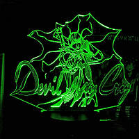 Акриловый светильник-ночник Devil May Cry 2 зеленый tty-n001991