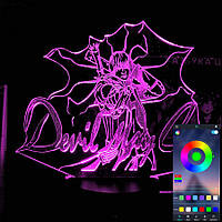 Акриловий світильник-нічник керування з телефона Devil May Cry 2 tty-n001996