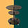 Стіл журнальний круглий Commus Bravo Standart K bbb-nks60 (коричневий), фото 2