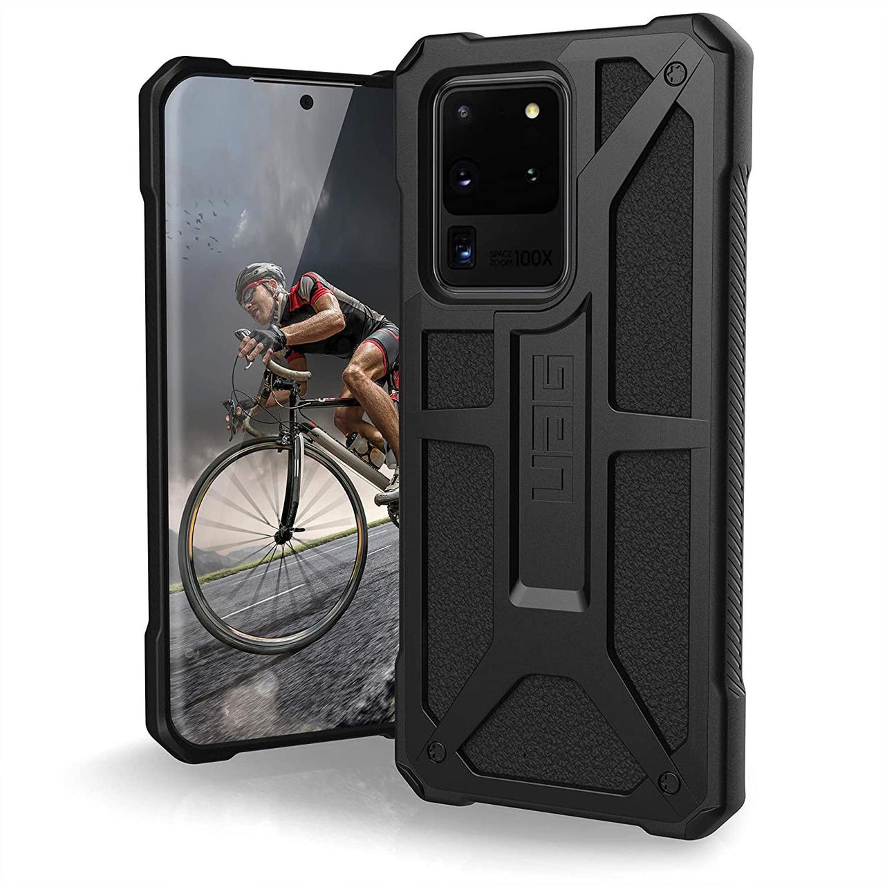 Оригінальний чохол UAG Monarch Black для Samsung Galaxy S20 Ultra SM-G988