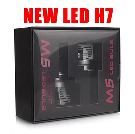 Світлодіодні LED-лампи для авто H7 12V-24V M5 6500 K 20W радіатор