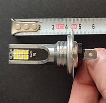 Світлодіодна лампа LED H7 12 SMD 3030 ДХО, фото 4
