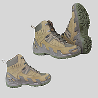 Тактические ботинки Vaneda олива, военные треккинговые ботинки водонепроницаемые, аналог Lowa Zephyr GO_T2