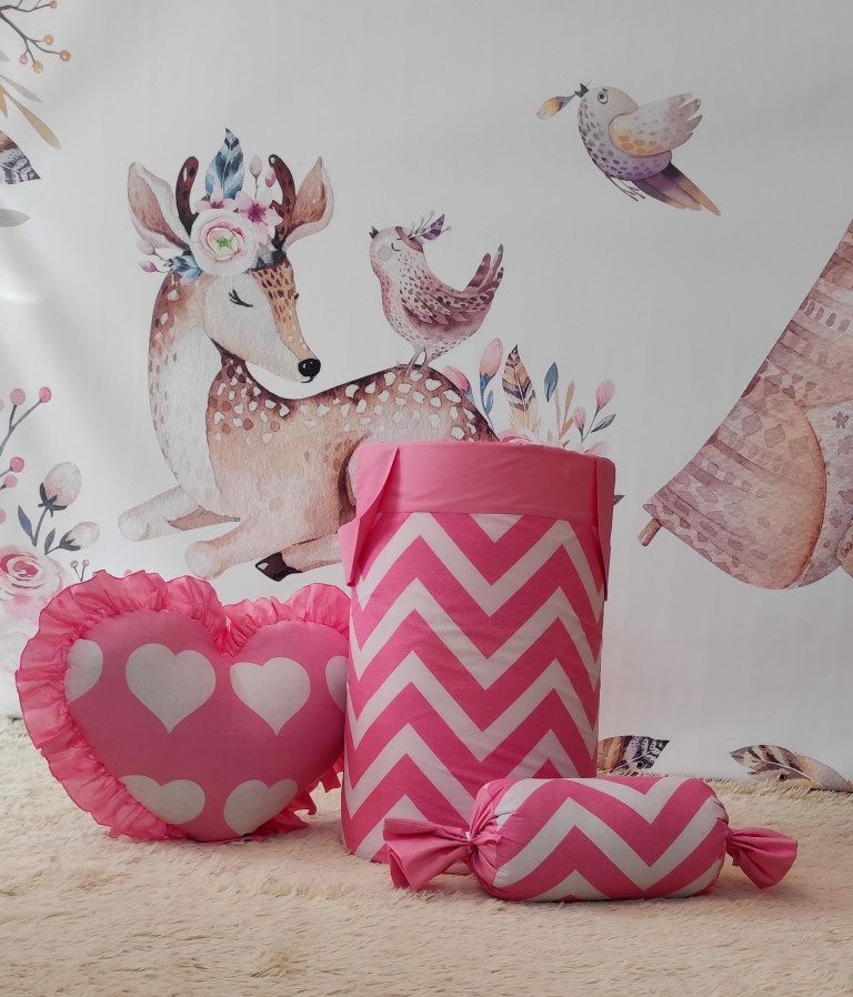 Кошик для іграшок Marshmallow зігзаги, фото 1