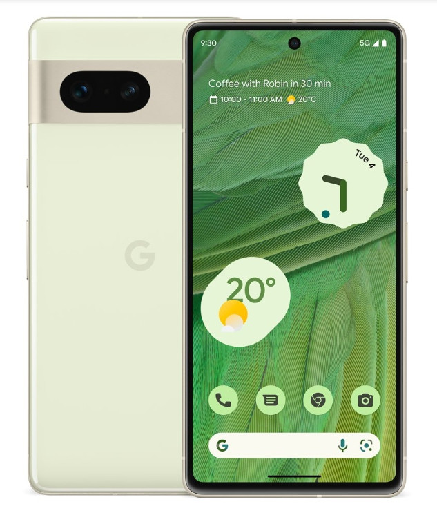 Google Pixel 7 8/256GB, Lemongrass, смартфон, Європейська версія