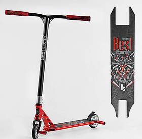 Самокат трюковий Best Scooter АНОДОВАНЕ покриття, алюм рама, Червоний 28536