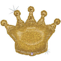 Гелієва фігура "Корона золота голографія" Grabo
