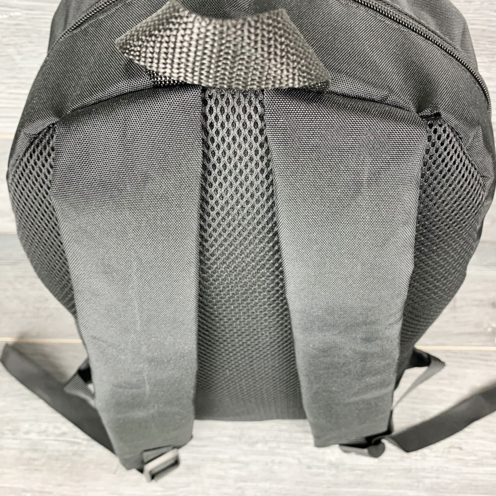 Черный городской рюкзак Cavlin Kein, из текстиля и эко-кожи, 39 * 28 * 14 см, молодежный прогулочный рюкзак - фото 4 - id-p1690109183