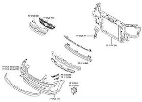 Передня панель Hyundai Getz 05-11 (FPS)