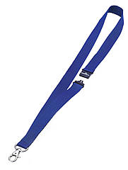 Текстильний шнурок для бейджу DURABLE, 20 мм, синій