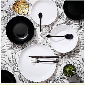 Столовий сервіз LUMINARC Diwali Black&White 19 предметів (P4360)