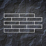 Трафарет багаторазовий 2 мм для штукатурки Цегла 603х298 020110Е, фото 2