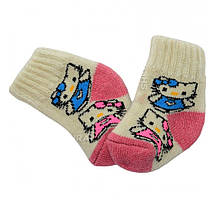 Дитячі ангорові тепленькі шкарпетки