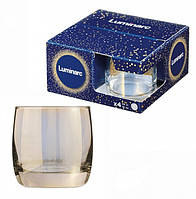 Набор низких стаканов Luminarc Французский рест Золотистый хамелион 310мл 4шт (P9324)