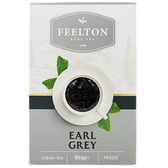 Чай чорний ерл грей Філтон Feelton earl grey 90g 24шт/ящ (Код: 00-00012817)
