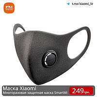 Многоразовая Защитная Маска Распиратор Xiaomi (Детская S), M, L