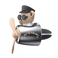 Многоразовый ароматизатор в машину на решетку Медведь пилот Теди Ароматизатор в машину PILOT BEAR TEDDY