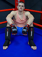 Рукавиці для MMA PowerPlay 3058 Чорно-Червоні S, фото 7