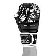 Рукавички для Karate PowerPlay 3092KRT Чорні-Білі M, фото 5