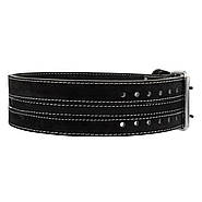 Пояс для пауерліфтингу Power System PS-3800 PowerLifting шкіряний Black XL від 86 до 106 см, фото 3